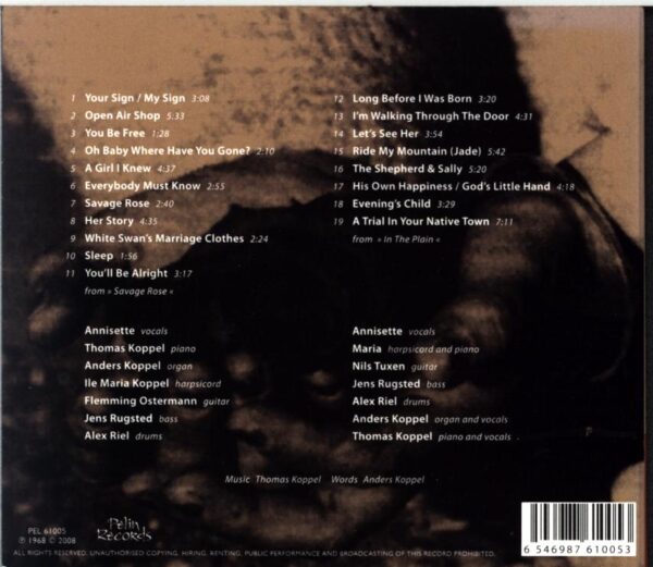 Savage Rose-1and 2 - Savage Rose and In The Plain-CD