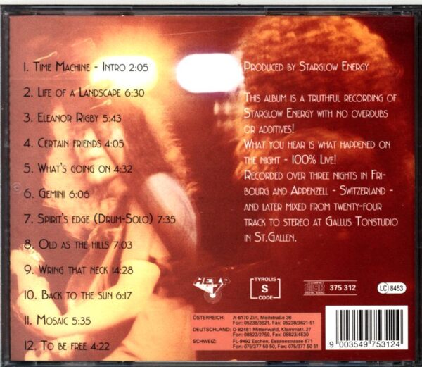 Starglow Energy-100 % Live-CD