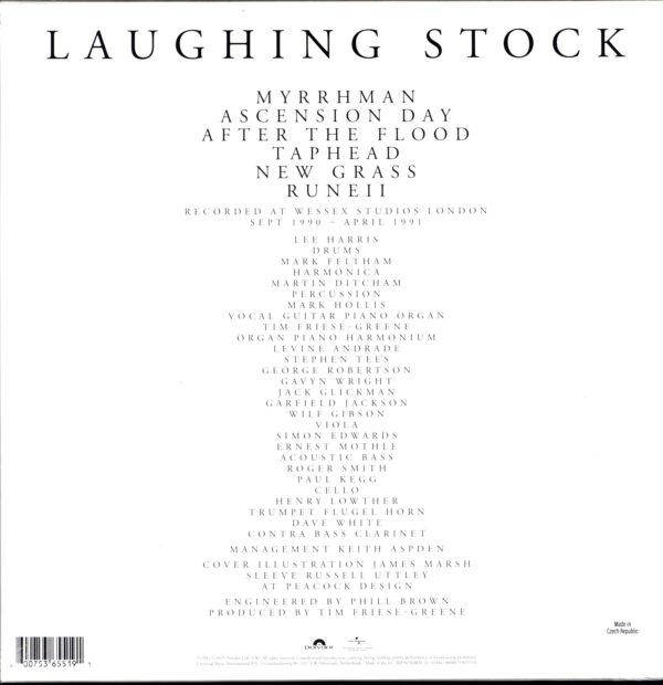 Talk Talk-Laughing Stock-LP Vinyl Reissue 2024