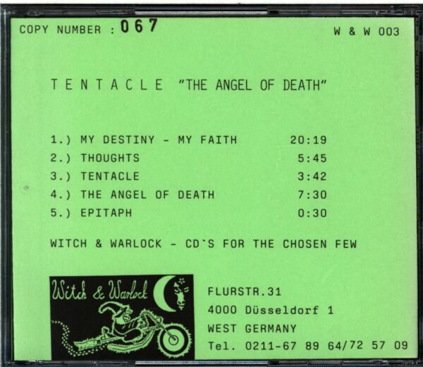 Tentacle-The Angel Of Death-CD
