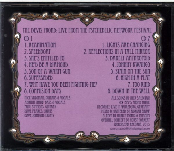 The Bevis Frond-Live From The 4th Psychedelic Network Festival 2011-CD