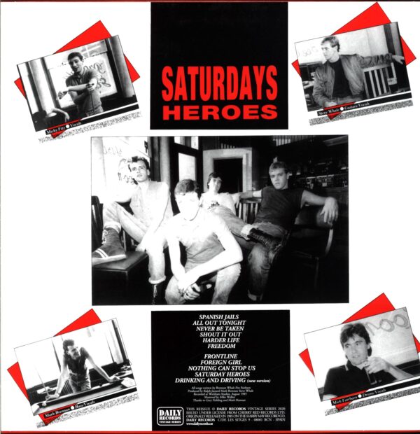 The Business-Saturdays Heroes RE 2020 white-LP Vinyl