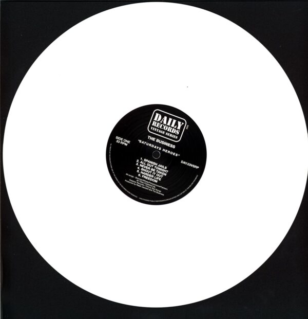 The Business-Saturdays Heroes RE 2020 white-LP Vinyl