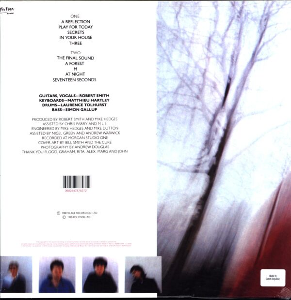 The Cure-Seventeen Seconds-LP Vinyl Reissue