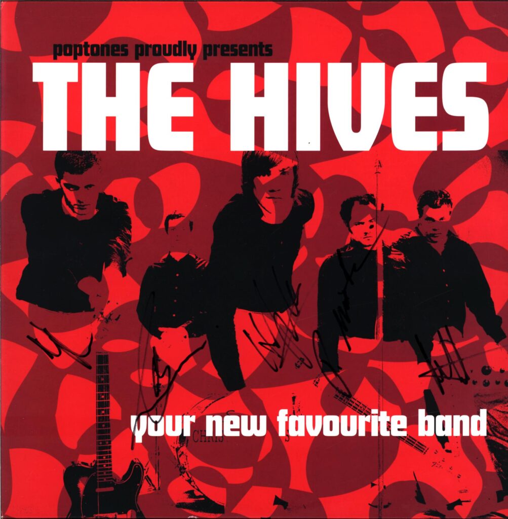 The Hives-Your New Favourite Band signed-LP Vinyl