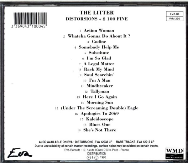 The Litter-Distortions + $ 100 Fine-CD
