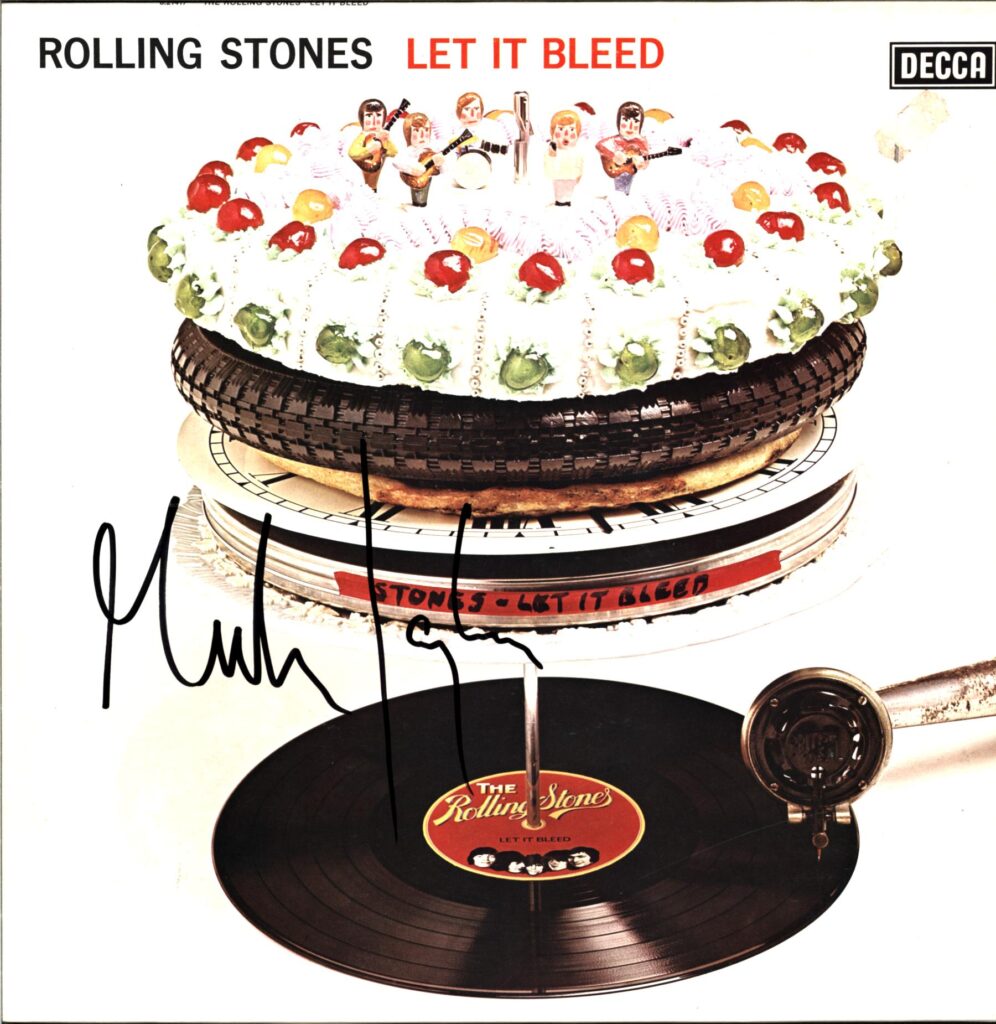 The Rolling Stones-Let It Bleed signed-LP Vinyl