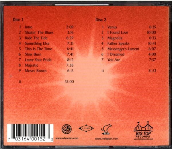 The Screamin' Cheetah Wheelies-Live Volumes 1 and 2-CD