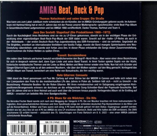 Thomas Natschinski Und Seine Gruppe-AMIGA Beat Rock und Pop-Box Set