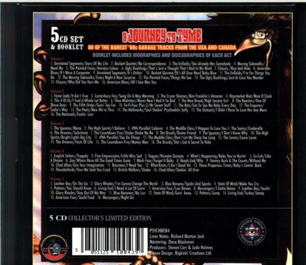 Various-A Journey To Tyme (80 Of The Rarest '60s Garage Tracks From The US And Canada)-CD