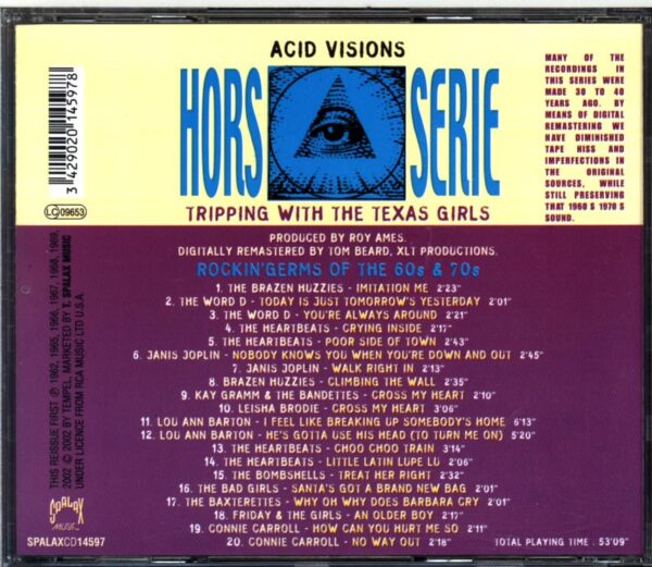 Various-Acid Visions Tripping With The Texas Girls-CD