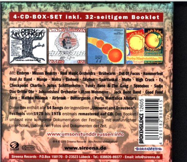 Various-Aufbrüche! (Die Umsonst und Draussen-Festivals 1975-1978)-CD