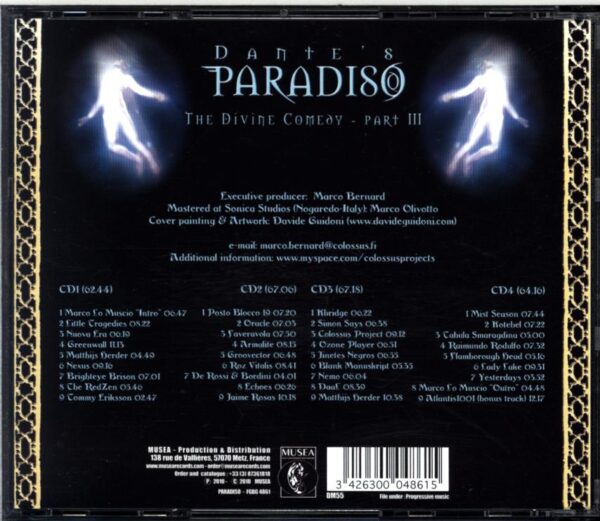 Various-Dante's Paradiso - The Divine Comedy Part III -CD
