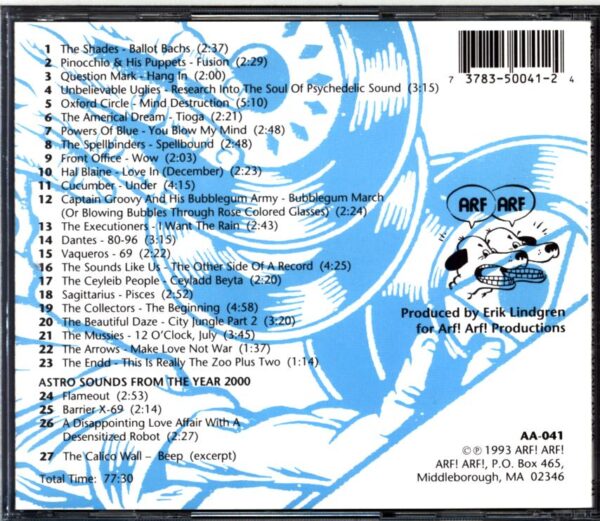Various-Everything You Always Wanted To Know About '60s Mind Expansive Punkadelic Garage Rock Instrumentals But Were Afraid To Ask-CD