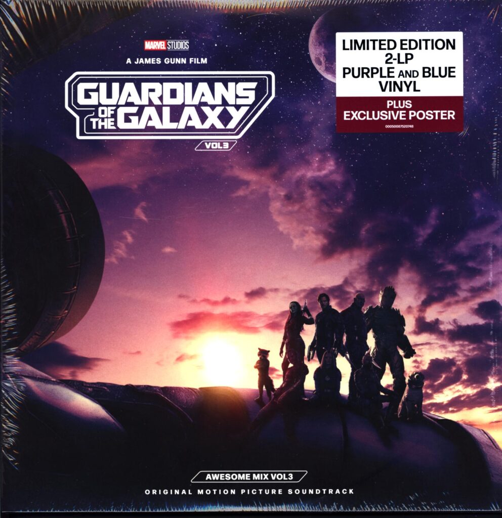Various-Guardians Of The Galaxy Vol 3 (Awesome Mix Vol 3)-LP Vinyl pink-blue
