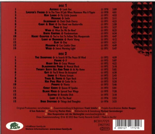 Various-Heavy Kraut! (Teil 1) (Wie Der Hardrock Nach Deutschland Kam) (1970-1976)-CD
