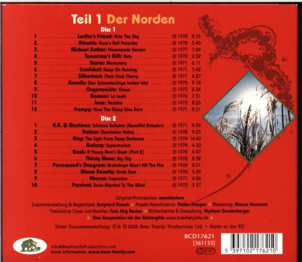 Various-Kraut! Die Innovativen Jahre Des Krautrock 1968 - 1979 Teil 1 Der Norden-CD