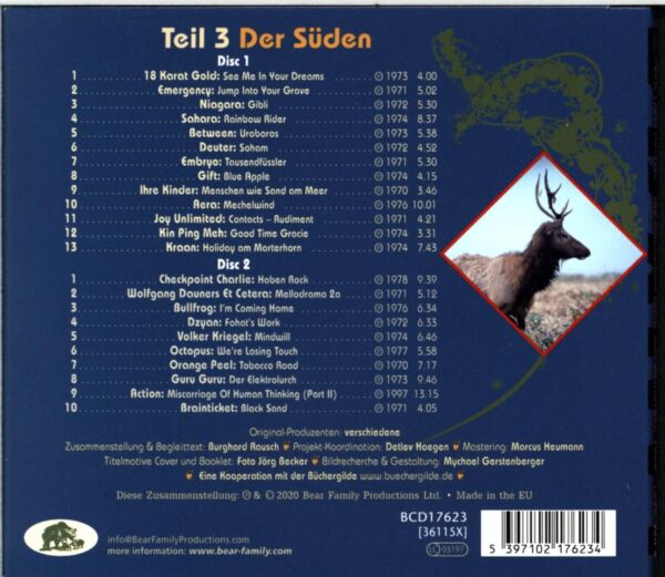 Various-Kraut! Die Innovativen Jahre Des Krautrock 1968 - 1979 Teil 3 Der Süden-CD