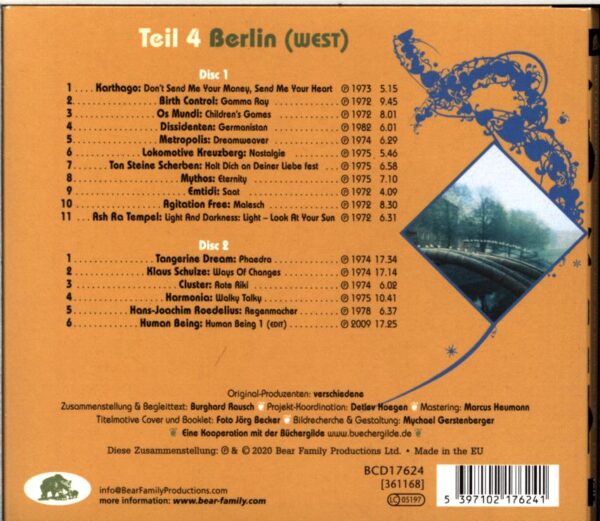 Various-Kraut! Die Innovativen Jahre Des Krautrock 1968 - 1979 Teil 4 Berlin (West)-CD
