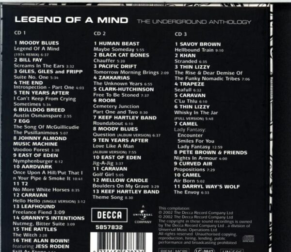 Various-Legend Of A Mind (The Underground Anthology)-CD