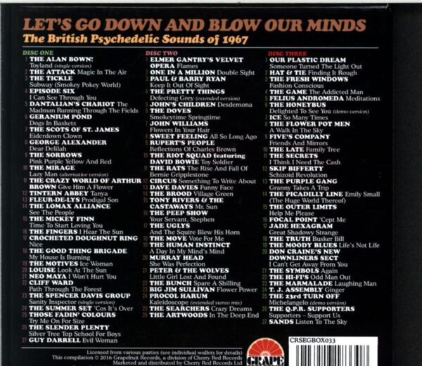 Various-Let's Go Down And Blow Our Minds The British Psychedelic Sounds Of 1967-Box Set