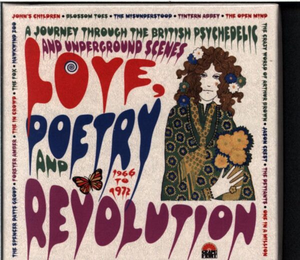 Various-Love Poetry And Revolution (A Journey Through The British Psychedelic And Underground Scenes 1966-72)-CD