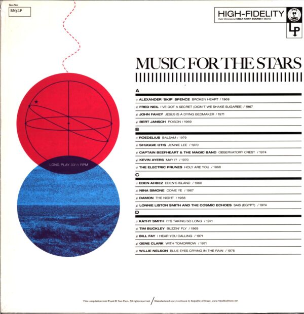 Various-Music For The Stars (Celestial Music 1960-1979) red blue-LP Vinyl