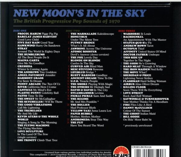 Various-New Moon's In The Sky (The British Progressive Pop Sounds Of 1970)-CD