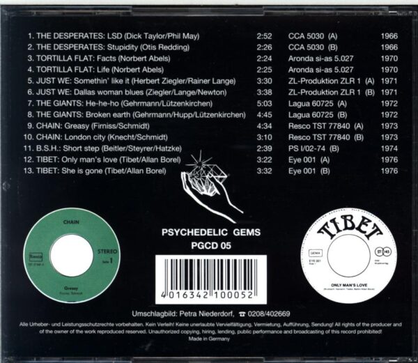 Various-Psychedelic Gems 5-CD