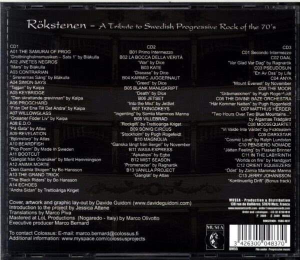 Various-Rökstenen - A Tribute To Swedish Progressive Rock Of The 70's-CD