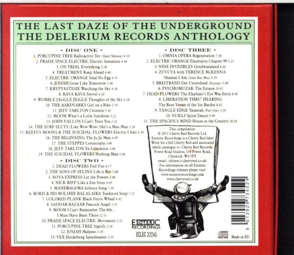 Various-The Last Daze Of The Underground - The Delerium Records Anthology-CD