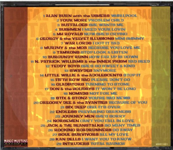 Various-Total Raunch (100% Boss Garage From The Sixties)-CD