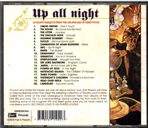 Various-Up All Night (20 Heavy Nuggets From The Golden Age Of Hard Psych)-CD