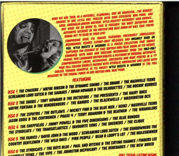 Various-Wyld Beests And Weirdos (6CDs Of British 60's RnB Beat Punk)-Box Set