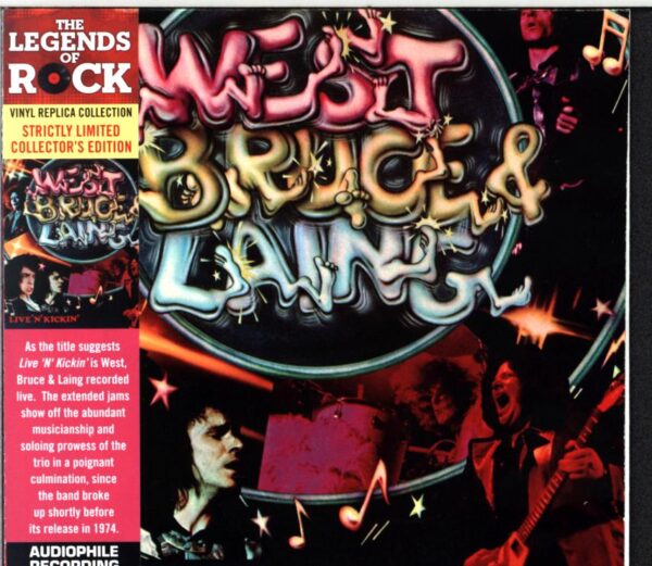 West Bruce and Laing-Live 'N' Kickin'-CD