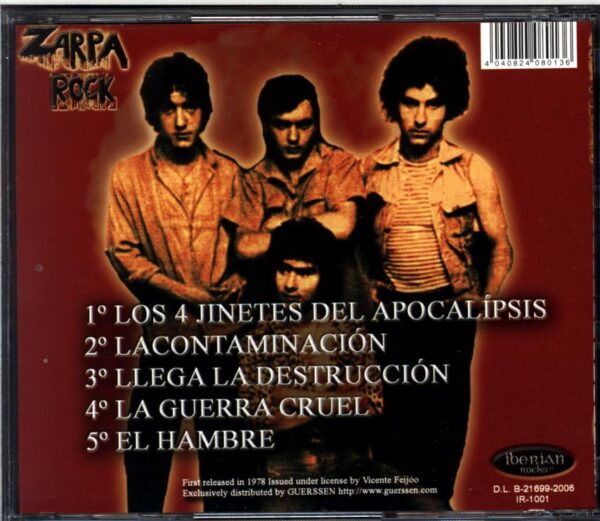 Zarpa-Los 4 Jinetes Del Apocalipsis-CD