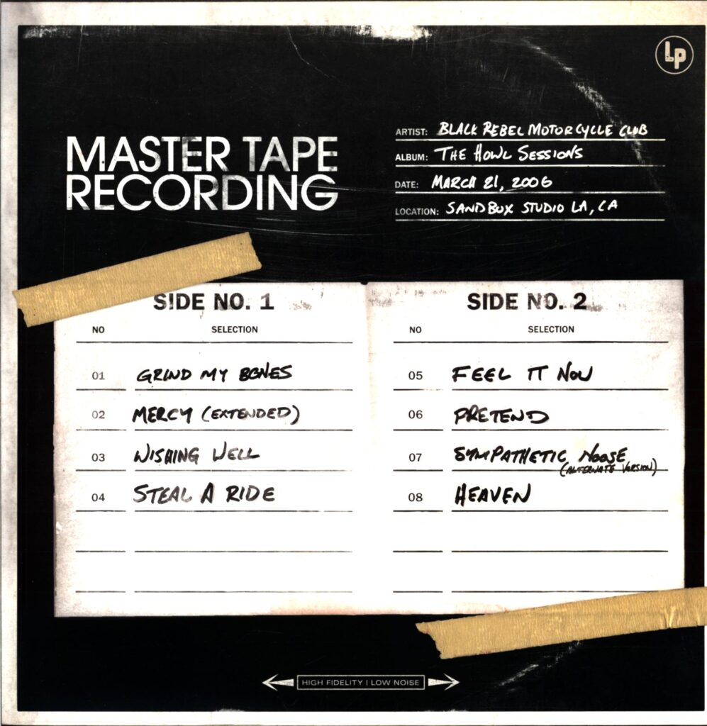 Black Rebel Motorcycle Club-The Howl Sessions-LP Vinyl