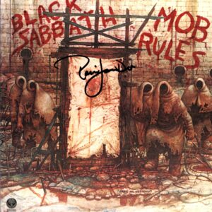 Black Sabbath-Mob Rules Japan 1981 signed-LP Vinyl