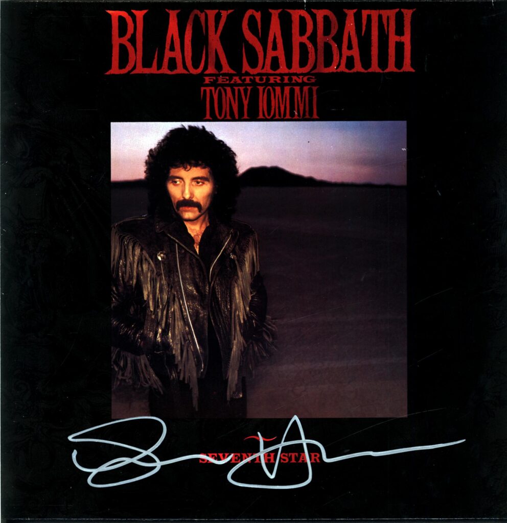 Black Sabbath-Seventh Star signed-LP Vinyl