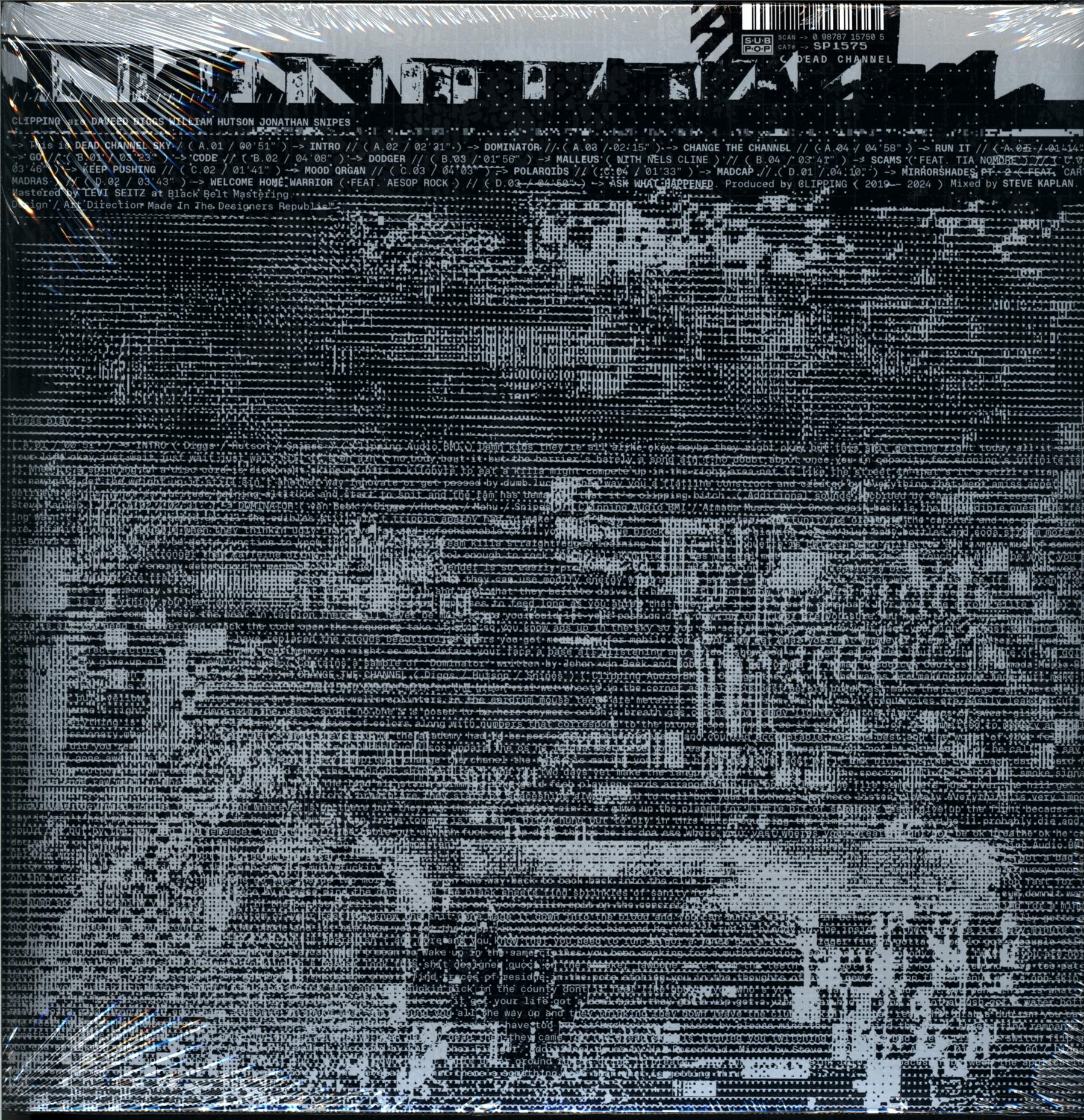 Clipping-Dead Channel Sky neon pink-LP Vinyl-2 Clipping-Dead Channel Sky neon pink-LP Vinyl