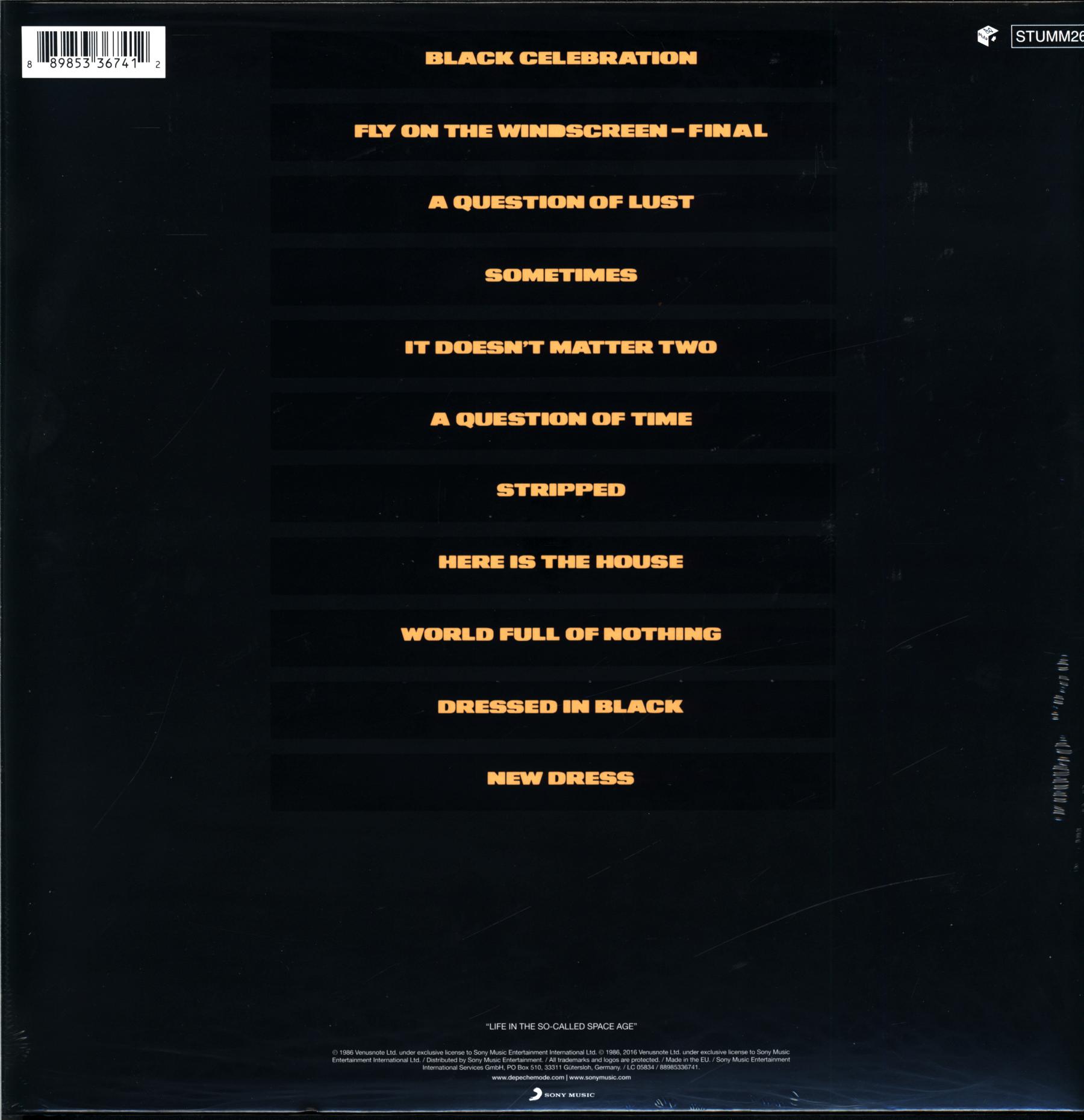 Depeche Mode-Black Celebration RP 2025-LP Vinyl-2 Depeche Mode-Black Celebration RP 2025-LP Vinyl