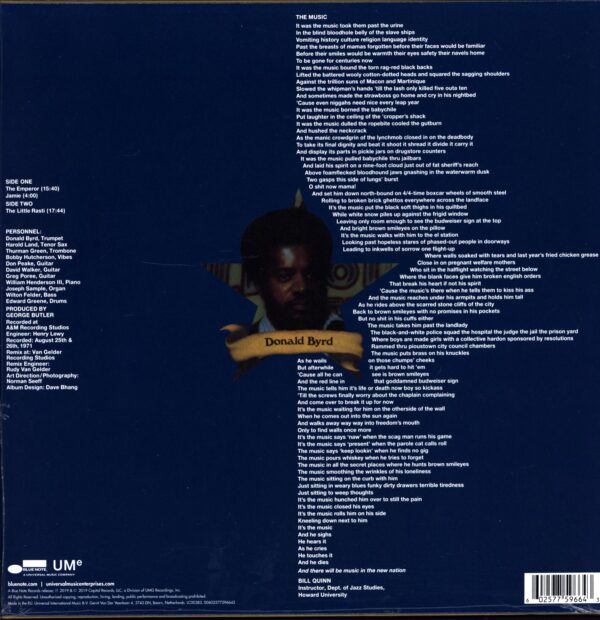 Donald Byrd-Ethiopian Knights-LP Vinyl 2019