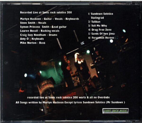 Dr. Hasbeen-Live At Sonic Rock Solstice 2011-CD