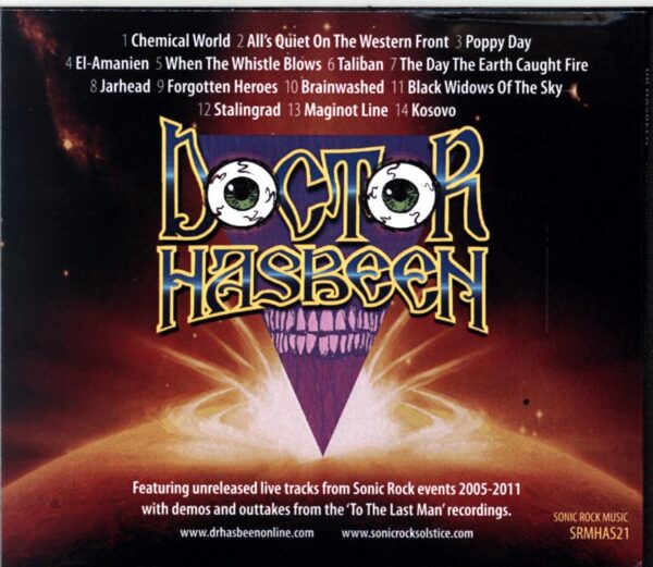 Dr. Hasbeen-Poppy Day-CD