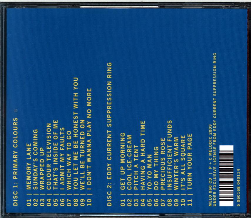 Eddy Current Suppression Ring-Eddy Current Suppression Ring Primary Colours-CD-2 Eddy Current Suppression Ring-Eddy Current Suppression Ring Primary Colours-CD