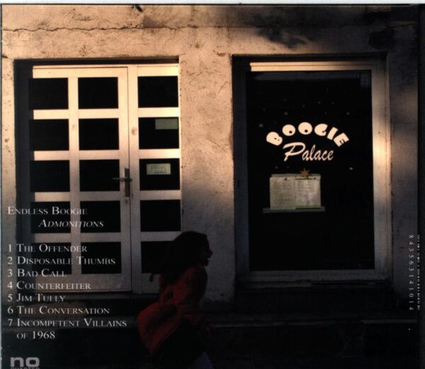 Endless Boogie-Admonitions-CD