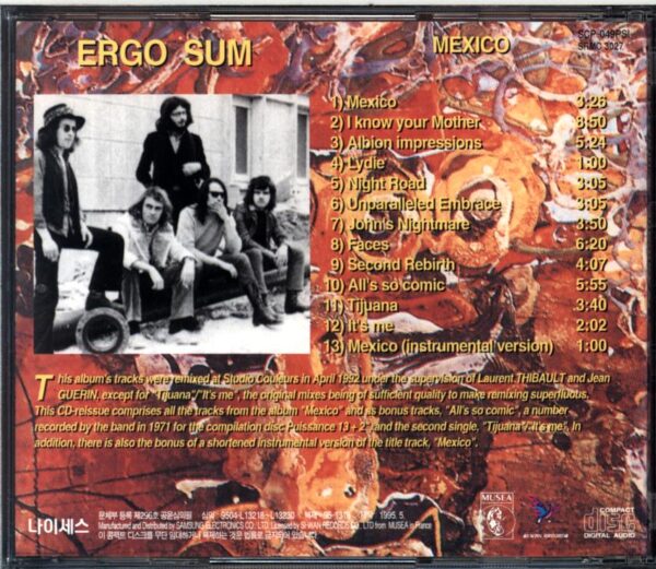 Ergo Sum-Mexico-CD
