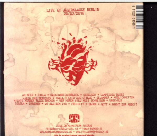 Friedemann Hinz-Unterwegs-CD