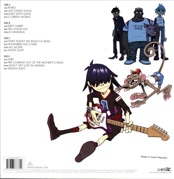 Gorillaz-Demon Days RE EU 2020-LP Vinyl