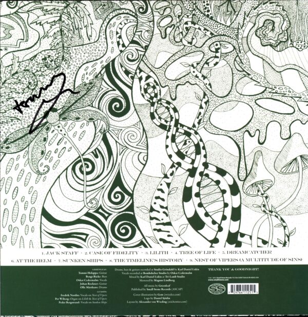 Greenleaf-Nest Of Vipers signed white-LP Vinyl